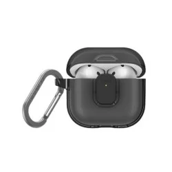 Uniq Glase Pro Airpods 4Th Gen Lock Case - Glossy Smoke